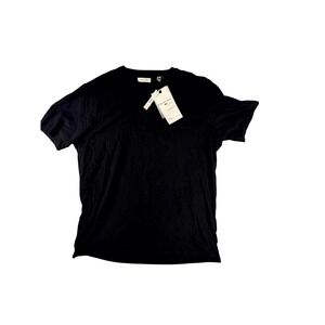 PROJEK RAW Mens Black Basic Crew Neck T Shirt XL TG NWT